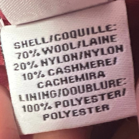 New Diane von Furstenberg Red Wool Coat - Picture 3 of 3